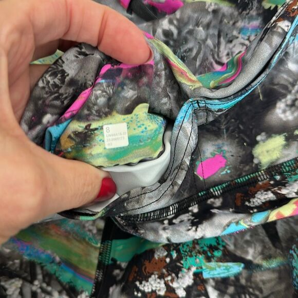 Lululemon Fast & Free high rise crop 23” paint drift multi 8 - Picture 7 of 7